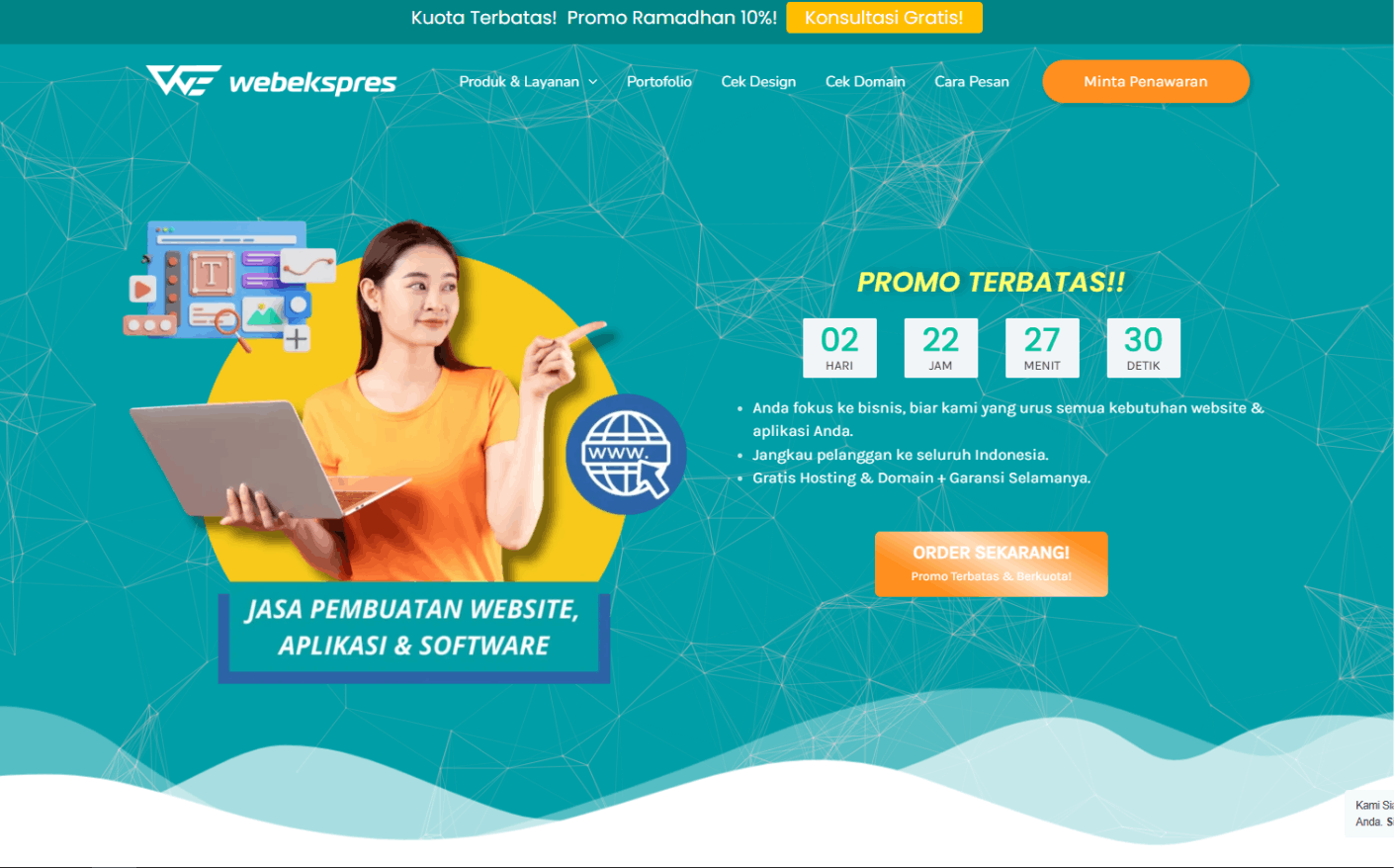 Jasa Pembuatan Website, Aplikasi & Software Custom – PT Webekspres Teknolodi Indonesia