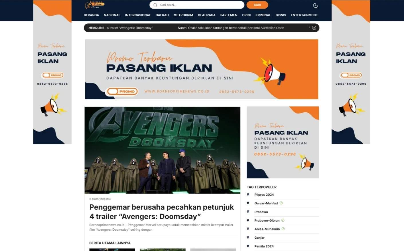 Pasang Iklan & Publikasi Bisnis – Borneoprimenews.co.id