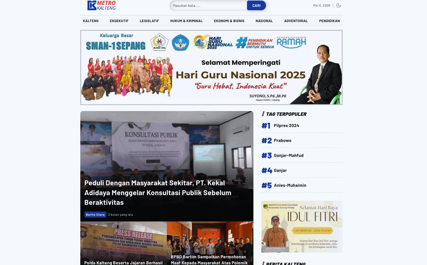 Solusi Iklan Digital & Publikasi Media Terpercaya di Kalimantan Tengah – Metro Kalteng