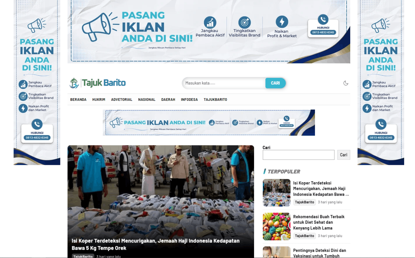 Jasa Pasang Iklan & Jasa Publikasi Berita – Tajuk Barito